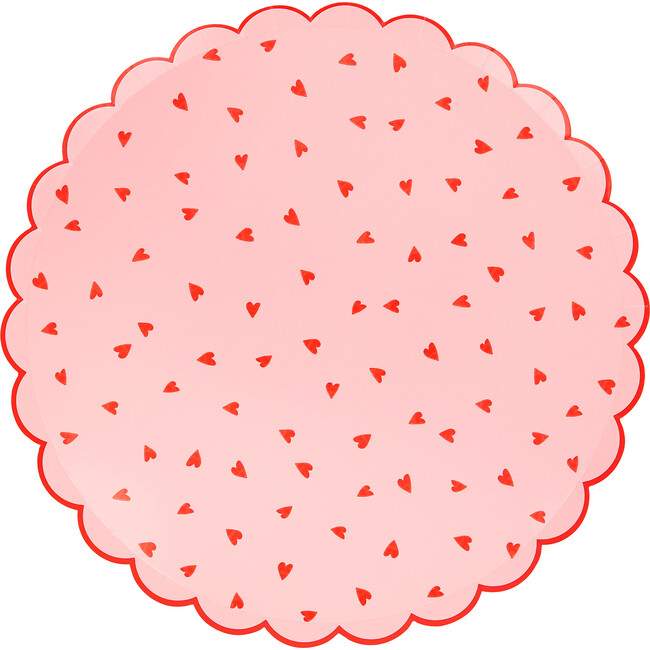 Heart Pattern Dinner Plates