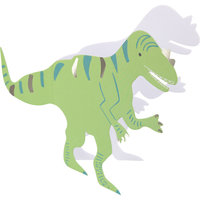 Dinosaurs Kids Valentine's Cards & Erasers Set - Paper Goods - 5