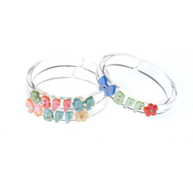 Bows Best Friends Forever Pastel Bangles