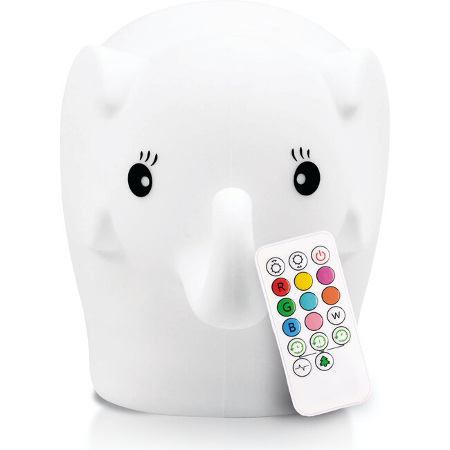 Elephant Nightlight, White