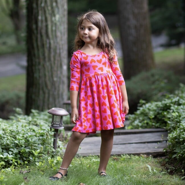Twirly Dress in Hearts - Dresses - 3