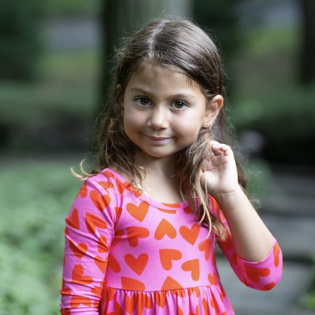 Twirly Dress in Hearts - Dresses - 4