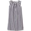 Amelie Nightgown, Navy Gingham - Nightgowns - 1 - thumbnail