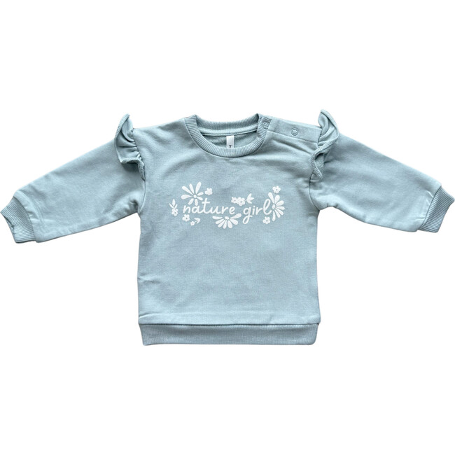 Ruffle Sweatshirt Nature Girl