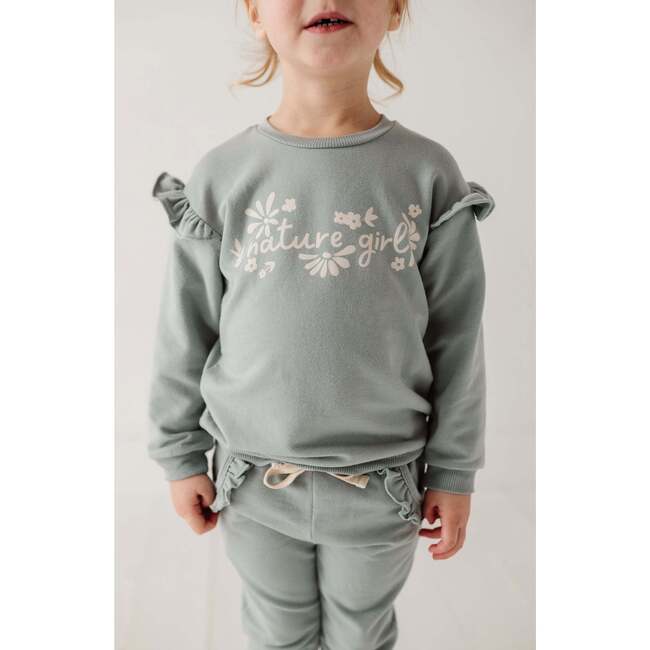 Ruffle Sweatshirt Nature Girl - Sweatshirts - 4