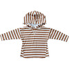 Jersey Hoodie Caramel Stripe - Sweatshirts - 1 - thumbnail