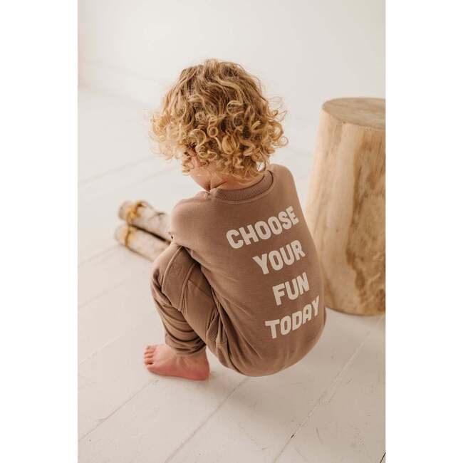 Boxy Sweatshirt Choose Your Fun Today - Sweatshirts - 4