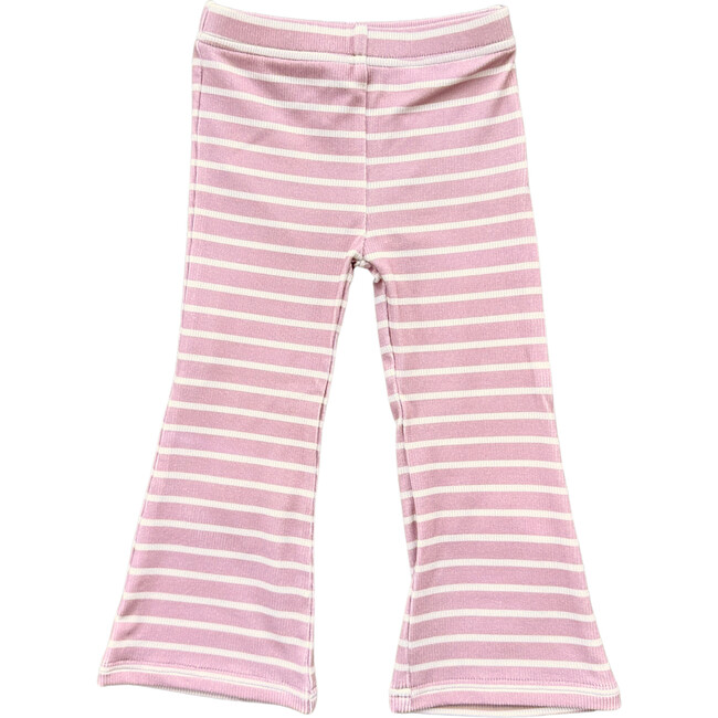 Flare Pants Misty Rose Stripe
