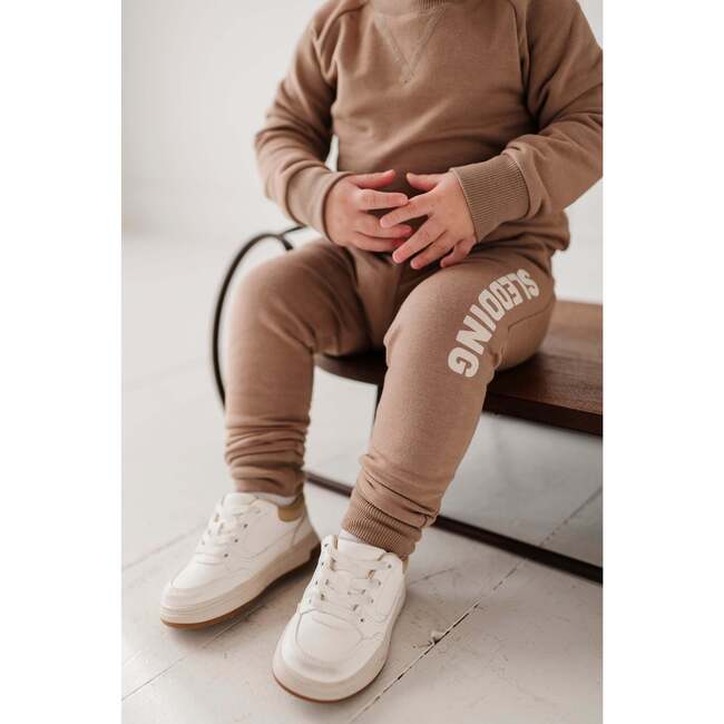 Fleece Sweatpants Sand - Pants - 5