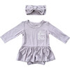 Girl's Bodysuit Dress Set Lil Sis - Dresses - 1 - thumbnail