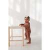Waffle Romper Caramel Stripe - Rompers - 3