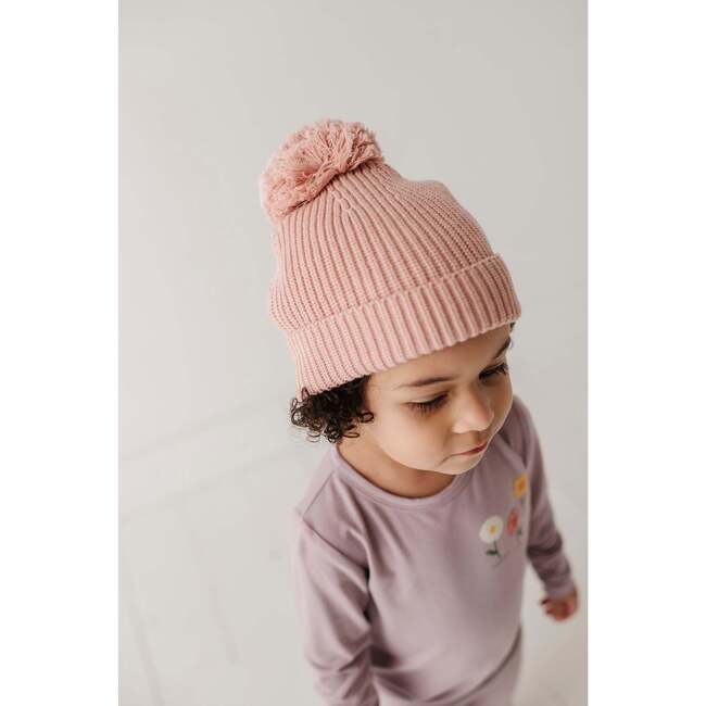 Knit Pom Hat Deep Slate - Hats - 5