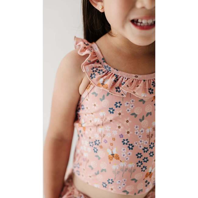 Girl's Two-Piece Tankini Swimsuit Burlwood - Two Pieces - 3