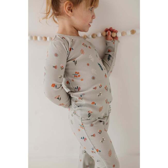 Lettuce Hem Tee Misty Rose Stripe - T-Shirts - 6