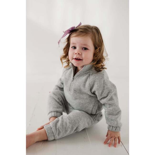 Fleece Zip Set Heather Gray - Mixed Apparel Set - 5