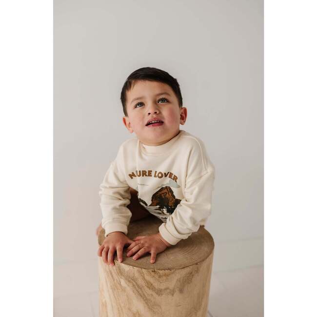 Boxy Sweatshirt Happy Girl - Sweatshirts - 6