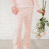 Pink Rose Flare Legging, Light Pink - Leggings - 3