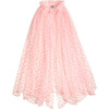Flocked Heart Valentine's Day Cape, Pink - Costumes - 1 - thumbnail