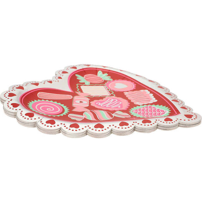 Valentine's Heart Plates (10 count)