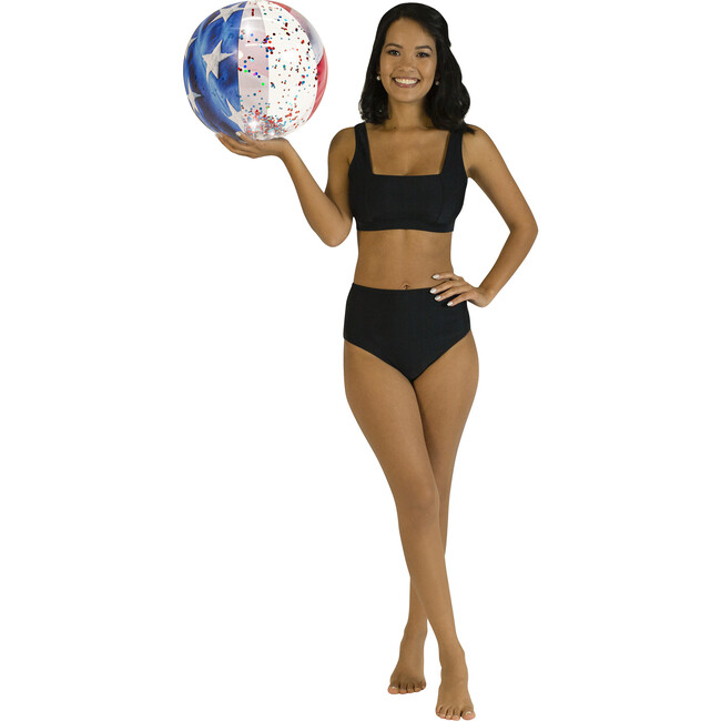 Stars & Stripes 19" Jumbo Beach Ball with Glitter, Multi