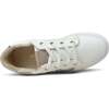 Miss Harper Round Toe Low-Top Lace-Up Sneaker, Silver Glitter - Sneakers - 5 - thumbnail