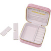 Happy Face Sparkle Jewelry Box, Pink - Bags - 5
