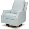 Crewe Recliner and Swivel Glider, Bellflowers in Powdered Blue - Glider - 1 - thumbnail