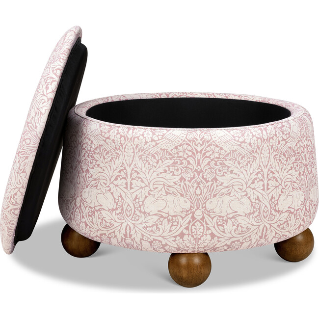 Tuffet Storage Ottoman, Pure Brer Rabbit in Rose