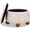 Tuffet Storage Ottoman, Pure Brer Rabbit in Rose - Ottomans - 1 - thumbnail