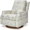 Crewe Recliner and Swivel Glider, Strawberry Thief in Fig &Thyme - Glider - 1 - thumbnail