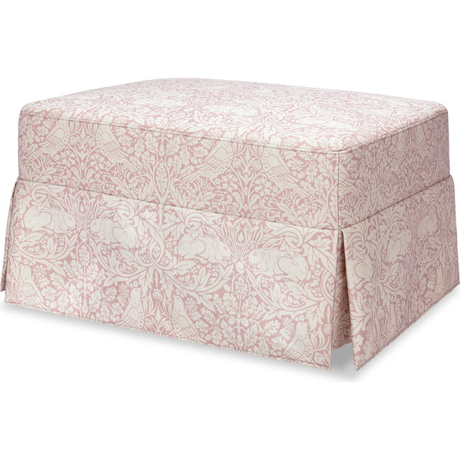 Crawford Gliding Ottoman, Pure Brer Rabbit in Rose