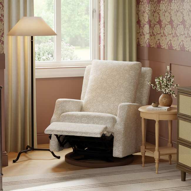 Crewe Recliner and Swivel Glider, Mallow in Ash