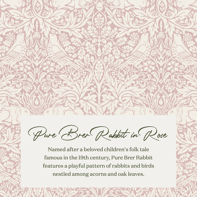 Crawford Gliding Ottoman, Pure Brer Rabbit in Rose - Ottomans - 4