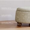 Tuffet Storage Ottoman, Mallow in Ash - Ottomans - 5 - thumbnail