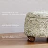 Tuffet Storage Ottoman, Strawberry Thief in Fig & Thyme - Ottomans - 5 - thumbnail