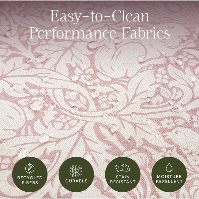 Tuffet Storage Ottoman, Pure Brer Rabbit in Rose - Ottomans - 6