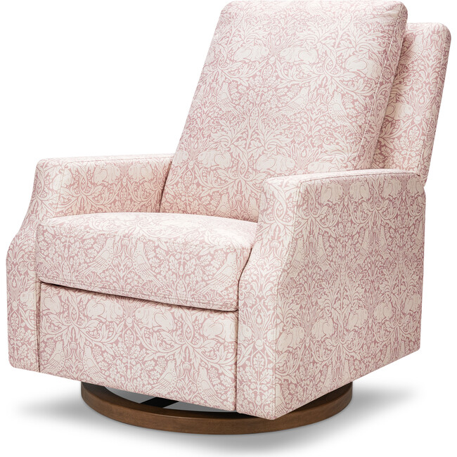 Crewe Recliner and Swivel Glider, Pure Brer Rabbit in Rose