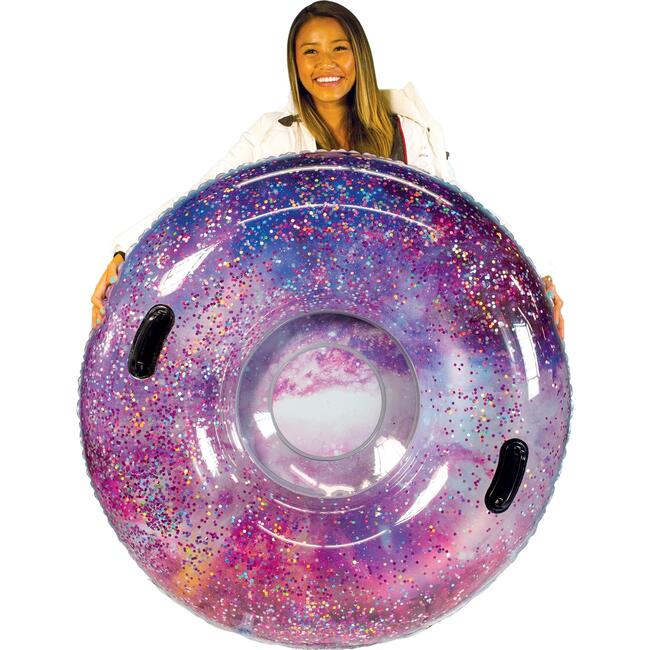 48" Galaxy Glitter Snow Tube
