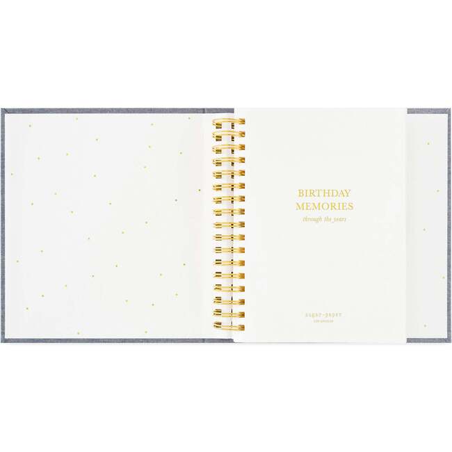 Birthday Book, Chambray