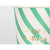 Stripe Happy Birthday Cups - Party - 2