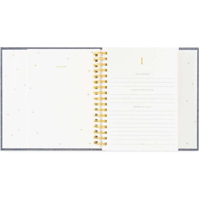 Birthday Book, Chambray - Paper Goods - 3