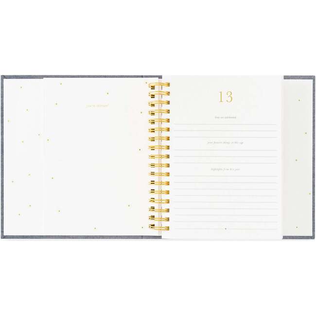 Birthday Book, Chambray - Paper Goods - 4