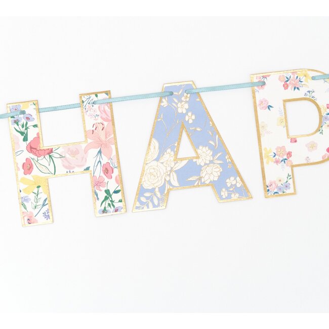 English Garden Birthday Garland