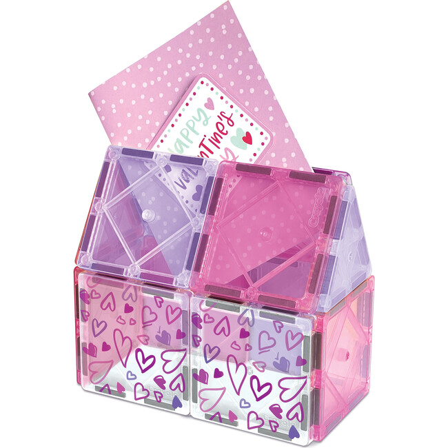 Crayola Valentine's Day Magnetic Tiles 14-Piece Starter Set