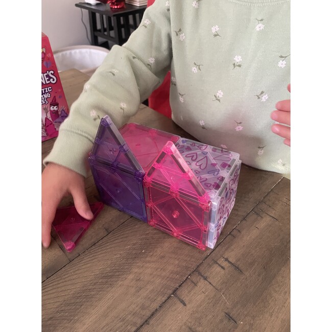 Crayola Valentine's Day Magnetic Tiles 14-Piece Starter Set - STEM Toys - 4