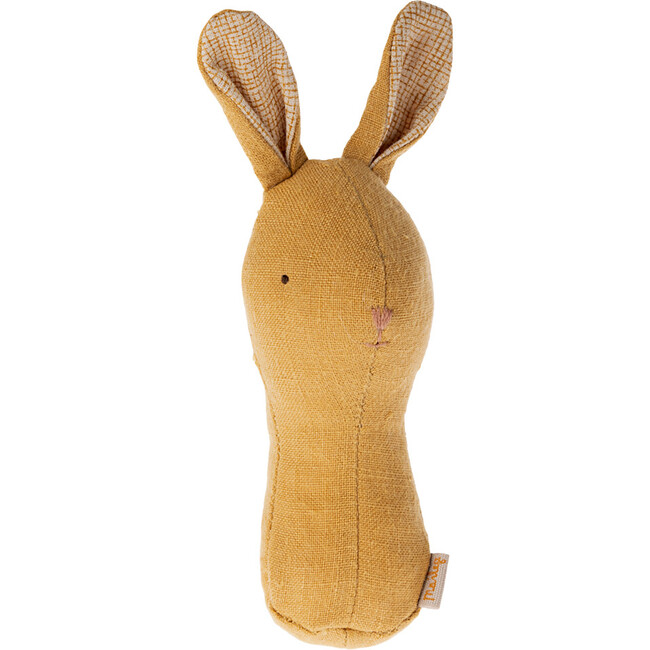 Lullaby Friend Rattles, Bunny - Dusty Yellow