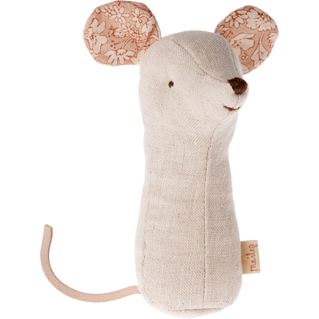 Lullaby Friend Rattles, Mouse - Natural