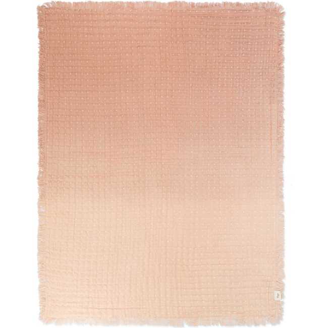 Multi-Layer Blush Ombre Muslin Cotton Baby Blanket