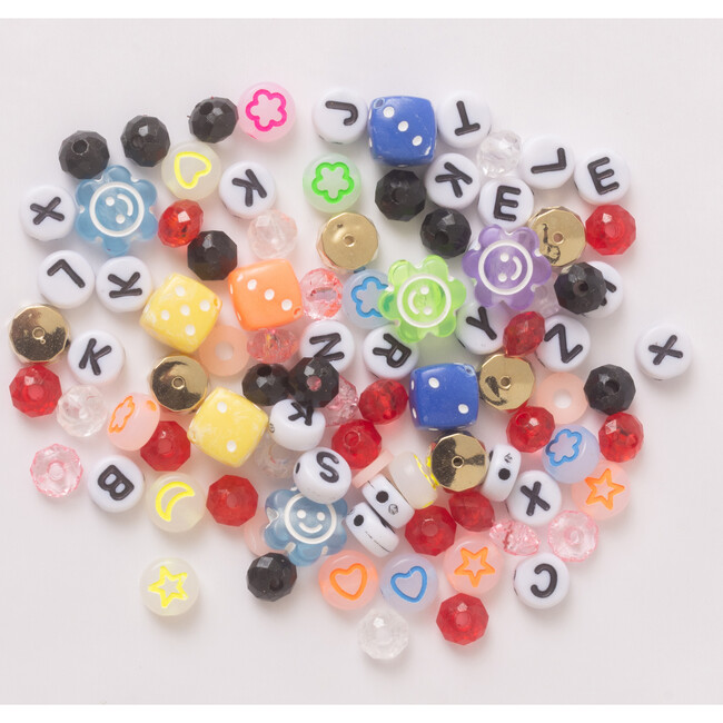 Wildcard Multicolor Letter Bead Dice Happy Face Beads DIY Bead Jar - Craft Kits - 4