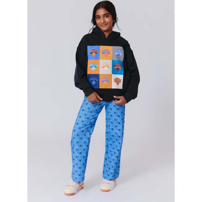 New York Knicks Basketball Girls Technicolor Hoodie